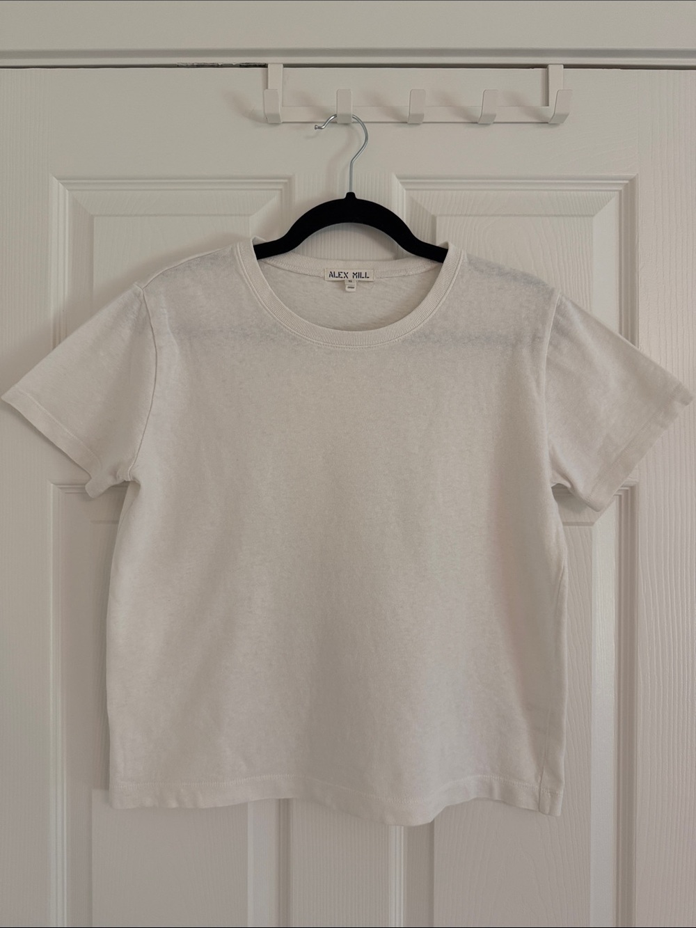 Alex Mill | Vintage Wash Crewneck Tee in White
